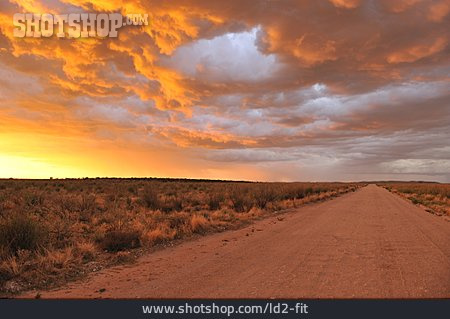 
                Straße, Geradeaus, Namibia                   