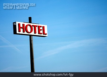 
                Hotel, Hotelschild                   