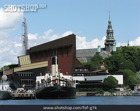 
                Ausflugsschiff, Stockholm, Vasa-museum                   