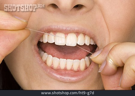 
                Zahnseide, Zahnreinigung                   
