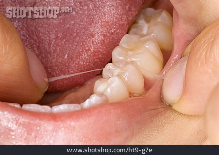 
                Zahnseide, Zahnreinigung                   