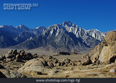 
                Hochgebirge, Sierra Nevada, Mount Whitney                   