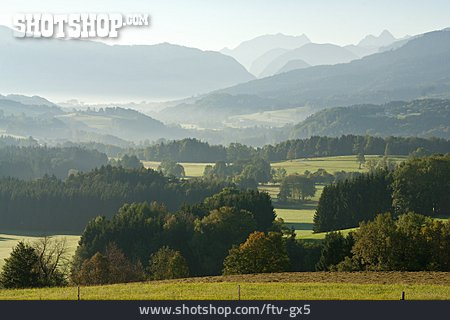 
                Landschaft, Bayern, Oberbayern, Chiemgau, Hochberg                   