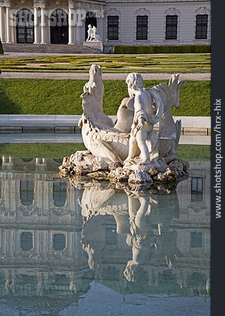 
                Skulptur, Brunnen, Belvedere                   