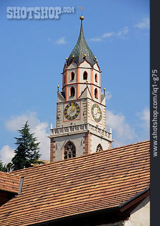 
                Kirchturm, Meran, St. Nikolaus                   