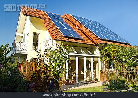 
                Wohnhaus, Umweltbewusst, Solarkollektor                   