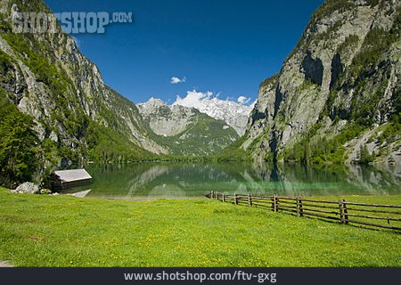 
                Gebirgssee, Berchtesgadener Land, Obersee                   