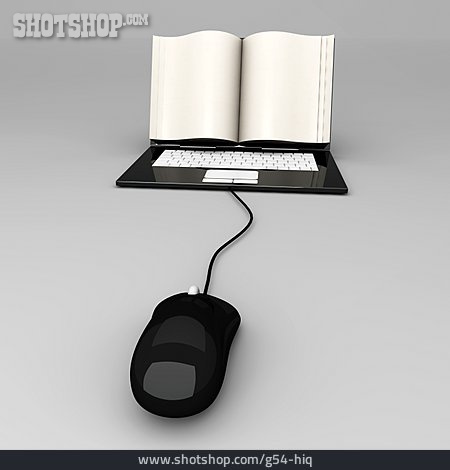 
                Computermaus, Laptop, Online, Download, E-book                   