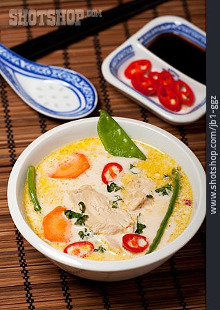 
                Suppe, Thailändische Küche, Tom Kha Gai                   