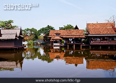 
                Floating Market, Ancient City, Mueang Boran                   