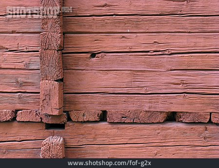 
                Holzwand, Holzfassade                   