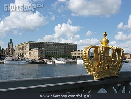 
                Krone, Stockholm, Stockholmer Schloss                   