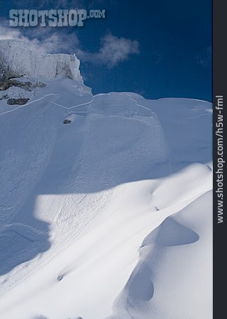 
                Verschneit, Alpen, Hoher Ifen                   