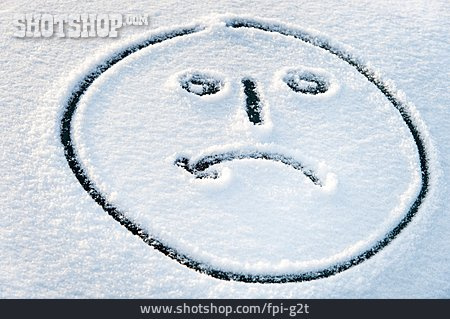 
                Schnee, Gesicht, Unzufrieden                   