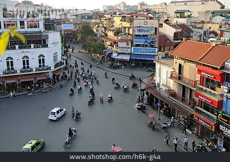 
                Straßenverkehr, Vietnam, Hanoi                   