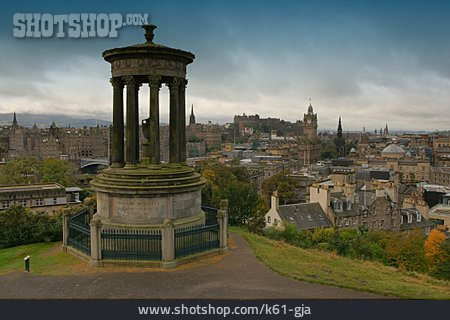 
                Schottland, Edinburgh, Dugald Stewart Monument                   