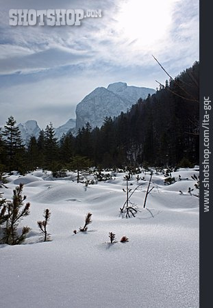 
                Winterlandschaft, Karwendel, Ahornboden                   