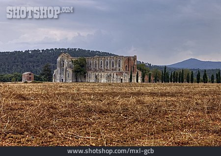 
                Ruine, Abbazia San Galgano, Klosterruine                   