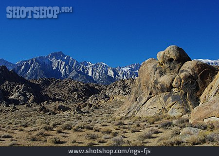 
                Gebirgskette, Sierra Nevada, Mount Whitney                   