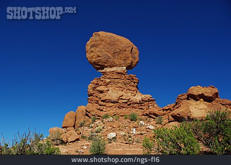 
                Felsformation, Arches-nationalpark, Balanced Rock                   