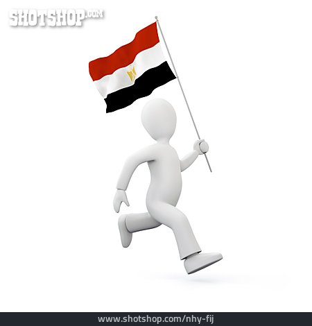 
                ägypten, Nationalflagge                   