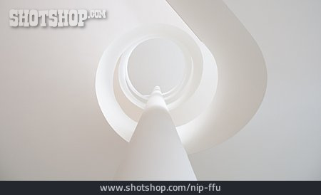 
                Moderne Baukunst, Weiß, Spiralförmig                   