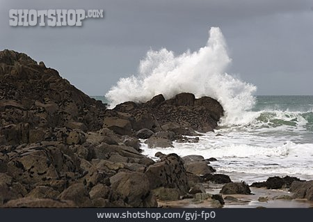 
                Rocky, Surf, Stormy, Wave                   