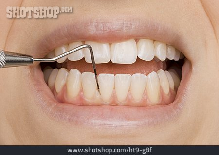 
                Zahnbehandlung, Zahnhygiene, Zahnarztbesteck                   