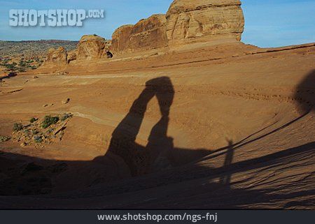
                Schatten, Felsformation, Arches-nationalpark                   
