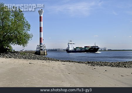 
                Elbe, Hamburg-blankenese, Unterfeuer                   