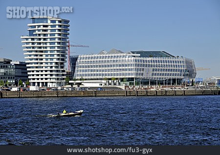 
                Hamburg, Hafencity, Strandkai, Marco Polo Tower                   