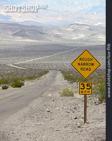 
                Straße, Death Valley, Unbefestigt                   
