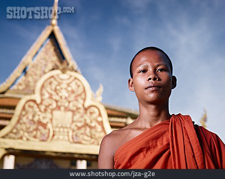 
                Buddhismus, Pagode, Mönch                   