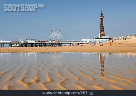 
                Pier, Seebrücke, Blackpool, Blackpool Tower                   