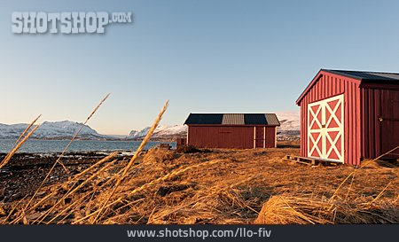 
                Hütte, Norwegen, Schuppen, Skandinavien, Fischerhütte                   