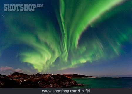 
                Naturschauspiel, Polarlicht, Tromsö                   