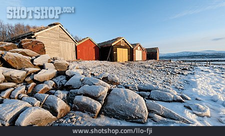
                Hütte, Norwegen, Schuppen, Fischerhütte                   