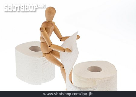 
                Figur, Hygiene, Toilettenpapier                   