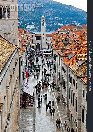 
                Kroatien, Gasse, Dubrovnik                   