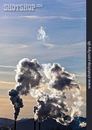 
                Luftverschmutzung, Industriekamin                   