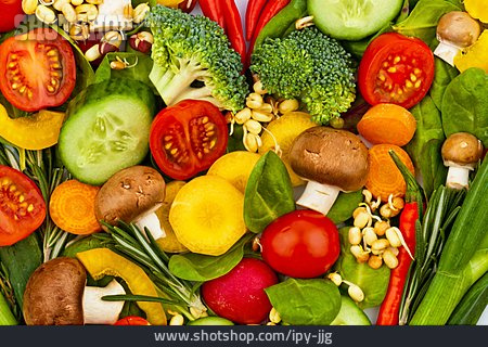 
                Gemüse, Geschnitten, Vegetarisch                   