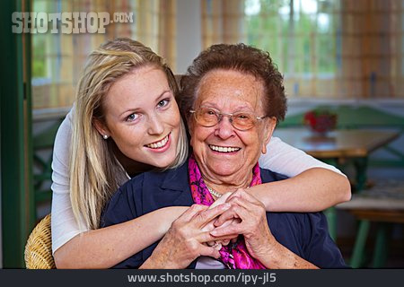 
                Grandmother, Embracing, Grandchild                   