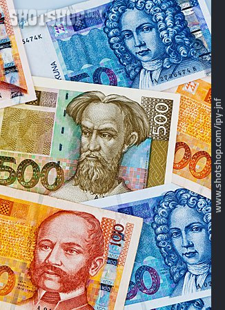 
                Bargeld, Banknote, Kuna, Kroatisch                   