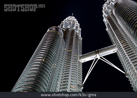 
                Brücke, Moderne Baukunst, Petronas Towers                   