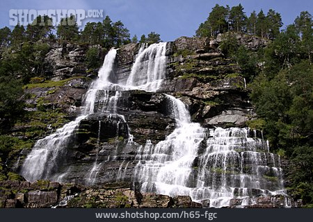 
                Wasserfall, Norwegen, Kaskaden                   