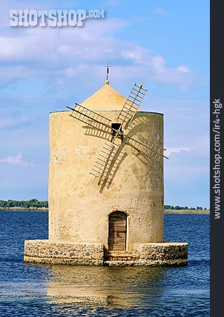 
                Meer, Windmühle, Toskana                   