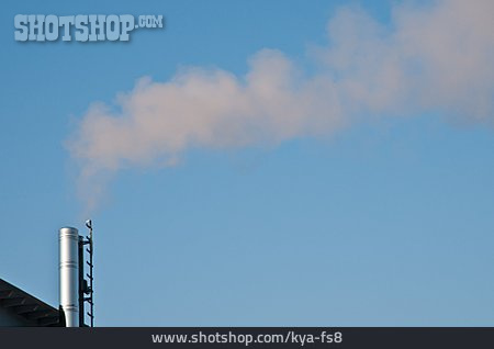 
                Schornstein, Qualm, Luftverschmutzung                   
