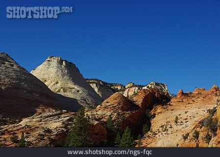 
                Felsformation, Zion National Park, Utah                   