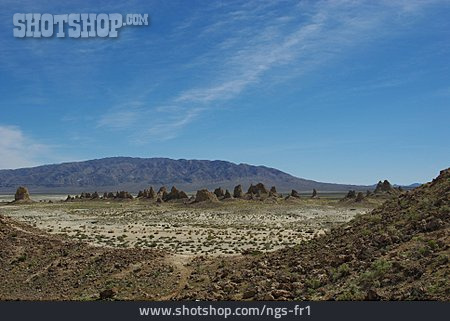 
                Wüste, Kalifornien, Trona Pinnacles                   