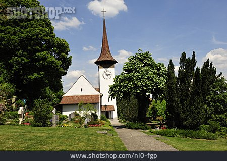 
                Kirche, Friedhof, Gerzensee                   